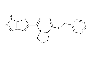 1-(1H-thieno[2,3-c]pyrazole-5-carbonyl)pyrrolidine-2-carboxylic Acid Benzyl Ester