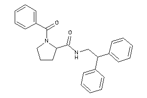 1-benzoyl-N-(2,2-diphenylethyl)pyrrolidine-2-carboxamide