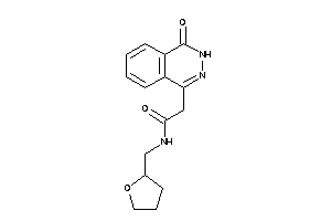 2-(4-keto-3H-phthalazin-1-yl)-N-(tetrahydrofurfuryl)acetamide