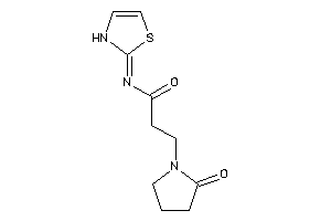 3-(2-ketopyrrolidino)-N-(4-thiazolin-2-ylidene)propionamide