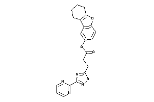 3-[3-(2-pyrimidyl)-1,2,4-oxadiazol-5-yl]propionic Acid 6,7,8,9-tetrahydrodibenzofuran-2-yl Ester