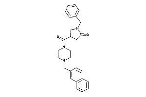 1-benzyl-4-[4-(2-naphthylmethyl)piperazine-1-carbonyl]-2-pyrrolidone