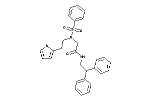 2-[besyl-[2-(2-thienyl)ethyl]amino]-N-(2,2-diphenylethyl)acetamide