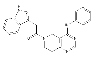 1-(4-anilino-7,8-dihydro-5H-pyrido[4,3-d]pyrimidin-6-yl)-2-(1H-indol-3-yl)ethanone