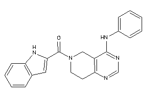 (4-anilino-7,8-dihydro-5H-pyrido[4,3-d]pyrimidin-6-yl)-(1H-indol-2-yl)methanone