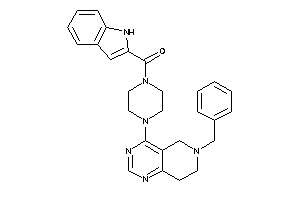 [4-(6-benzyl-7,8-dihydro-5H-pyrido[4,3-d]pyrimidin-4-yl)piperazino]-(1H-indol-2-yl)methanone