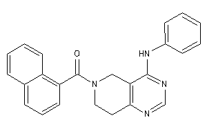 (4-anilino-7,8-dihydro-5H-pyrido[4,3-d]pyrimidin-6-yl)-(1-naphthyl)methanone