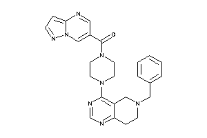 [4-(6-benzyl-7,8-dihydro-5H-pyrido[4,3-d]pyrimidin-4-yl)piperazino]-pyrazolo[1,5-a]pyrimidin-6-yl-methanone