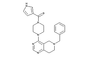 [4-(6-benzyl-7,8-dihydro-5H-pyrido[4,3-d]pyrimidin-4-yl)piperazino]-(1H-pyrrol-3-yl)methanone