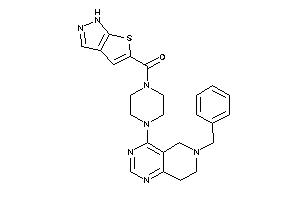 [4-(6-benzyl-7,8-dihydro-5H-pyrido[4,3-d]pyrimidin-4-yl)piperazino]-(1H-thieno[2,3-c]pyrazol-5-yl)methanone