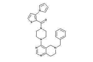 [4-(6-benzyl-7,8-dihydro-5H-pyrido[4,3-d]pyrimidin-4-yl)piperazino]-(3-pyrrol-1-yl-2-thienyl)methanone