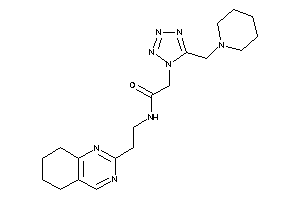 2-[5-(piperidinomethyl)tetrazol-1-yl]-N-[2-(5,6,7,8-tetrahydroquinazolin-2-yl)ethyl]acetamide