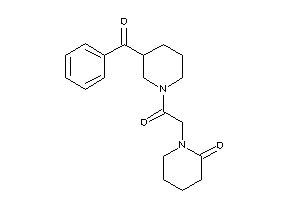 1-[2-(3-benzoylpiperidino)-2-keto-ethyl]-2-piperidone