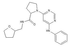 1-(6-anilinopyrimidin-4-yl)-N-(tetrahydrofurfuryl)pyrrolidine-2-carboxamide