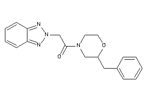 2-(benzotriazol-2-yl)-1-(2-benzylmorpholino)ethanone