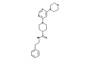 1-(6-morpholinopyrimidin-4-yl)-N-phenethyl-isonipecotamide