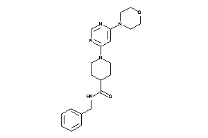 N-benzyl-1-(6-morpholinopyrimidin-4-yl)isonipecotamide