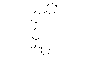 [1-(6-morpholinopyrimidin-4-yl)-4-piperidyl]-pyrrolidino-methanone