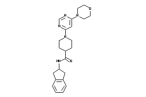 N-indan-2-yl-1-(6-morpholinopyrimidin-4-yl)isonipecotamide