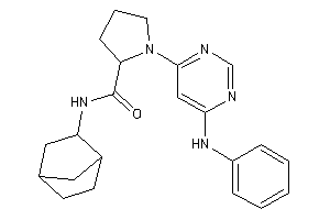 1-(6-anilinopyrimidin-4-yl)-N-(2-norbornyl)pyrrolidine-2-carboxamide