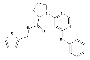 1-(6-anilinopyrimidin-4-yl)-N-(2-thenyl)pyrrolidine-2-carboxamide