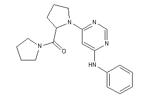 [1-(6-anilinopyrimidin-4-yl)pyrrolidin-2-yl]-pyrrolidino-methanone