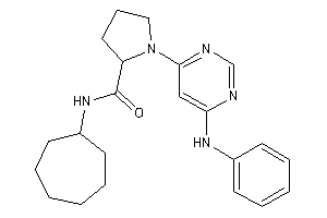 1-(6-anilinopyrimidin-4-yl)-N-cycloheptyl-pyrrolidine-2-carboxamide