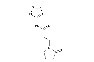 3-(2-ketopyrrolidino)-N-(1H-pyrazol-5-yl)propionamide