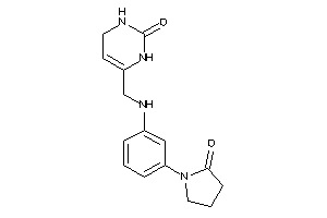 6-[[3-(2-ketopyrrolidino)anilino]methyl]-3,4-dihydro-1H-pyrimidin-2-one