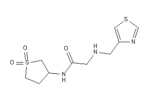 N-(1,1-diketothiolan-3-yl)-2-(thiazol-4-ylmethylamino)acetamide