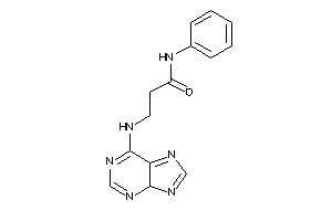 Image of N-phenyl-3-(4H-purin-6-ylamino)propionamide