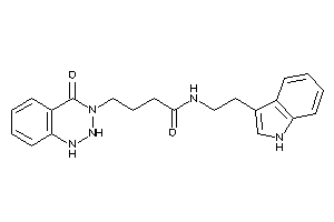 N-[2-(1H-indol-3-yl)ethyl]-4-(4-keto-1,2-dihydro-1,2,3-benzotriazin-3-yl)butyramide