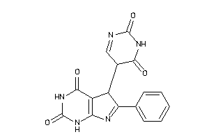 Image of 5-(2,6-diketo-5H-pyrimidin-5-yl)-6-phenyl-1,5-dihydropyrrolo[2,3-d]pyrimidine-2,4-quinone