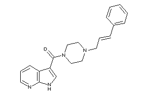 (4-cinnamylpiperazino)-(1H-pyrrolo[2,3-b]pyridin-3-yl)methanone