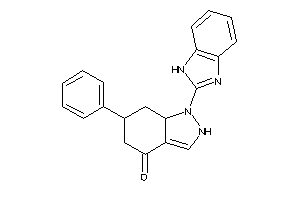 1-(1H-benzimidazol-2-yl)-6-phenyl-5,6,7,7a-tetrahydro-2H-indazol-4-one