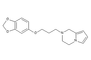 2-[3-(1,3-benzodioxol-5-yloxy)propyl]-3,4-dihydro-1H-pyrrolo[1,2-a]pyrazine