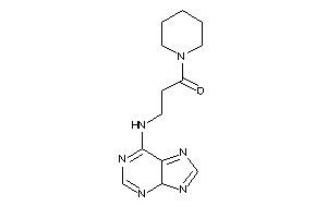 Image of 1-piperidino-3-(4H-purin-6-ylamino)propan-1-one