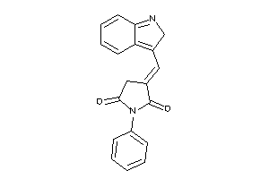 3-(2H-indol-3-ylmethylene)-1-phenyl-pyrrolidine-2,5-quinone