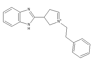 2-(1-phenethyl-1-pyrrolin-1-ium-3-yl)-1H-benzimidazole