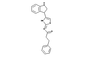 N-(4-indolin-3-yl-4-thiazolin-2-ylidene)-3-phenyl-propionamide