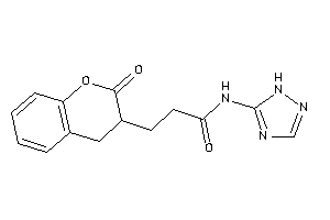 3-(2-ketochroman-3-yl)-N-(1H-1,2,4-triazol-5-yl)propionamide