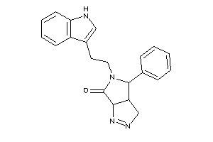 5-[2-(1H-indol-3-yl)ethyl]-4-phenyl-3,3a,4,6a-tetrahydropyrrolo[3,4-c]pyrazol-6-one