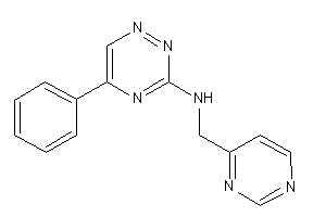 (5-phenyl-1,2,4-triazin-3-yl)-(4-pyrimidylmethyl)amine