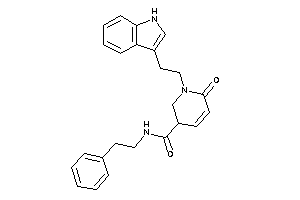 1-[2-(1H-indol-3-yl)ethyl]-6-keto-N-phenethyl-2,3-dihydropyridine-3-carboxamide
