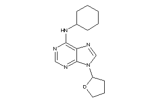 Cyclohexyl-[9-(tetrahydrofuryl)purin-6-yl]amine