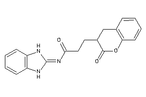 N-(1,3-dihydrobenzimidazol-2-ylidene)-3-(2-ketochroman-3-yl)propionamide