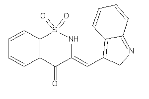 3-(2H-indol-3-ylmethylene)-1,1-diketo-benzo[e]thiazin-4-one