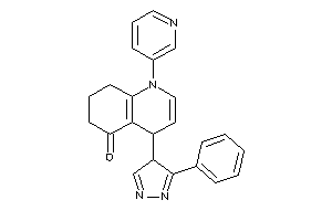 4-(3-phenyl-4H-pyrazol-4-yl)-1-(3-pyridyl)-4,6,7,8-tetrahydroquinolin-5-one