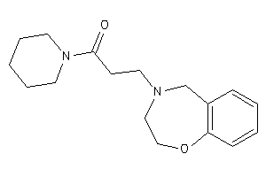 3-(3,5-dihydro-2H-1,4-benzoxazepin-4-yl)-1-piperidino-propan-1-one