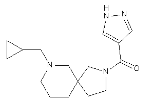 [7-(cyclopropylmethyl)-3,7-diazaspiro[4.5]decan-3-yl]-(1H-pyrazol-4-yl)methanone
